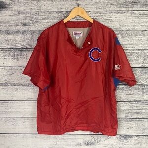Vintage Diamond Starter Chicago Cubs Pullover Windbreaker M